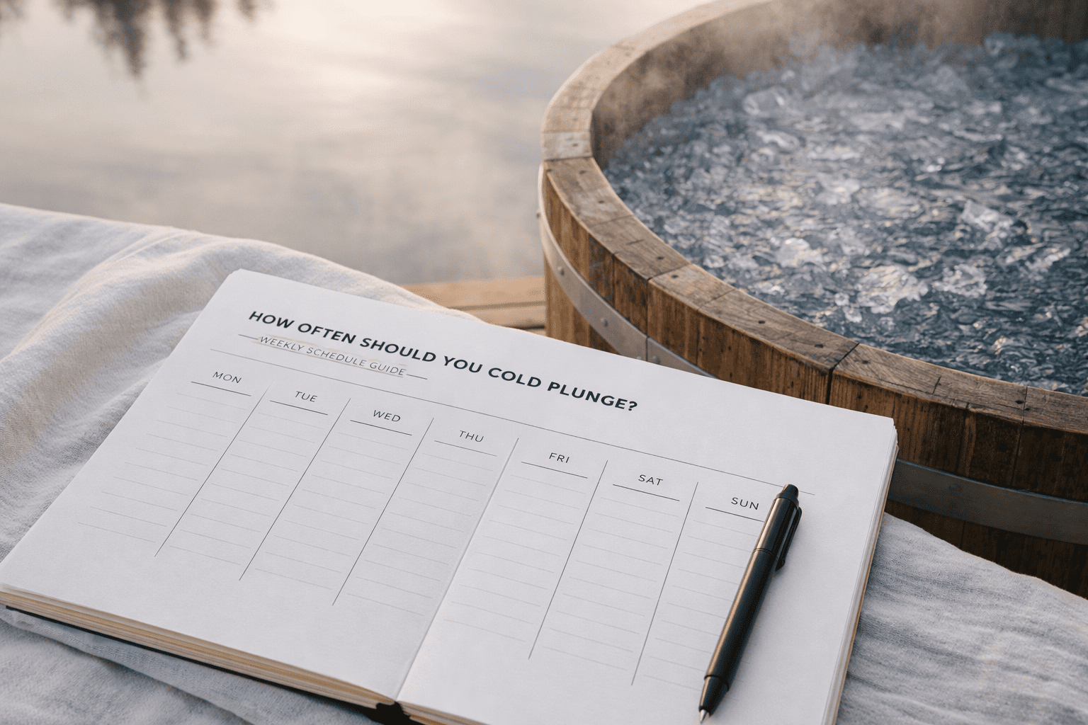 how often should you cold plunge weekly schedule guide