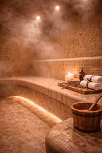 steam room benefits for skin circulation and muscle recovery