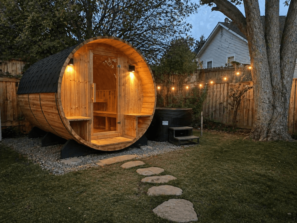 outdoor sauna installation cost breakdown USA backyard