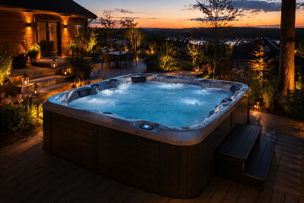  indoor vs outdoor hot tub installation