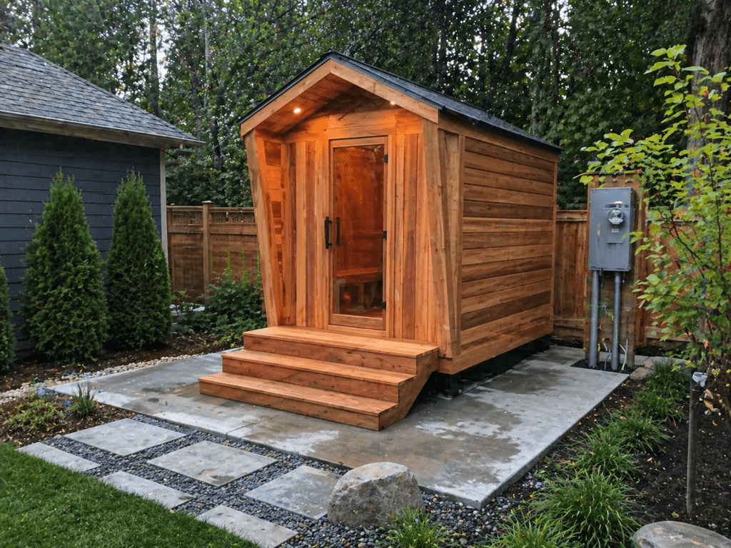 cost to install an outdoor sauna in the USA