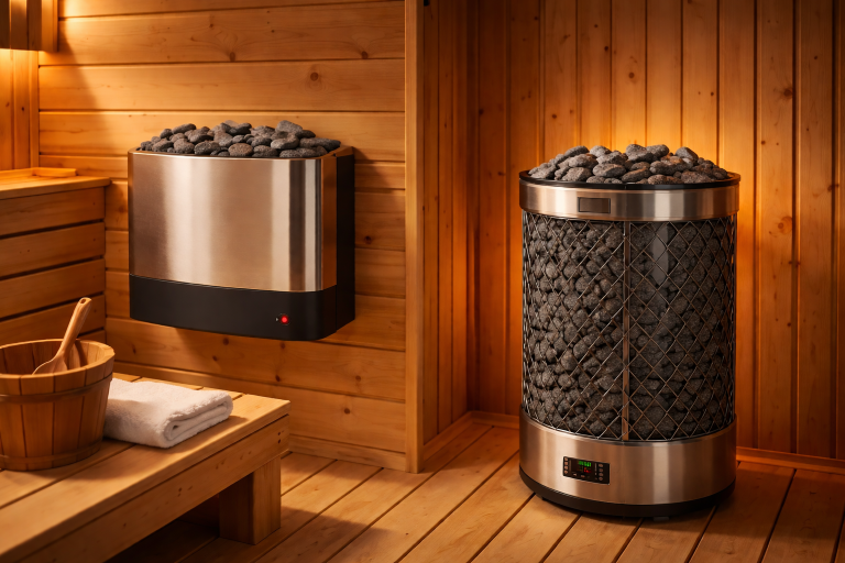 Wall Mounted vs Floor Sauna Heaters: