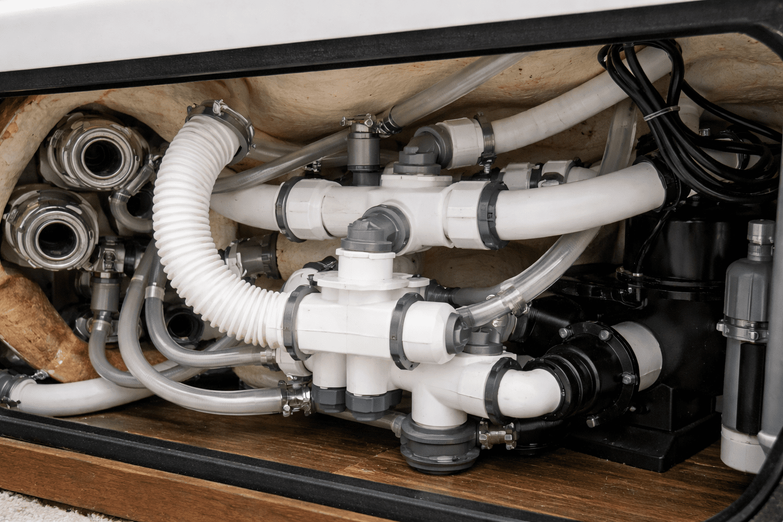 hot tub plumbing requirements