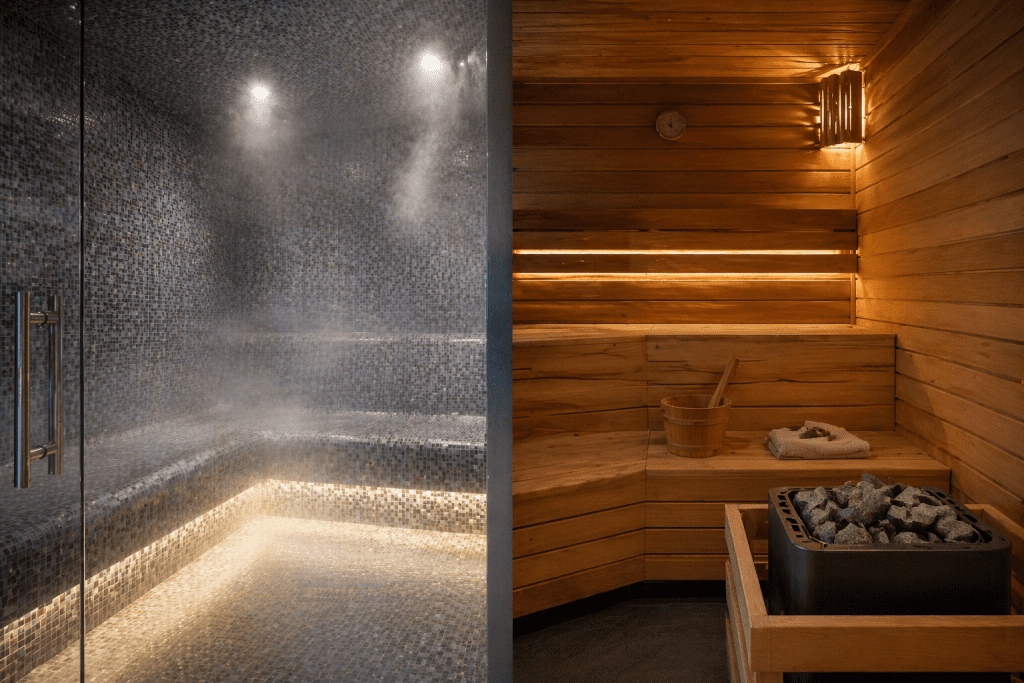  home steam room vs sauna comparison for wellness
