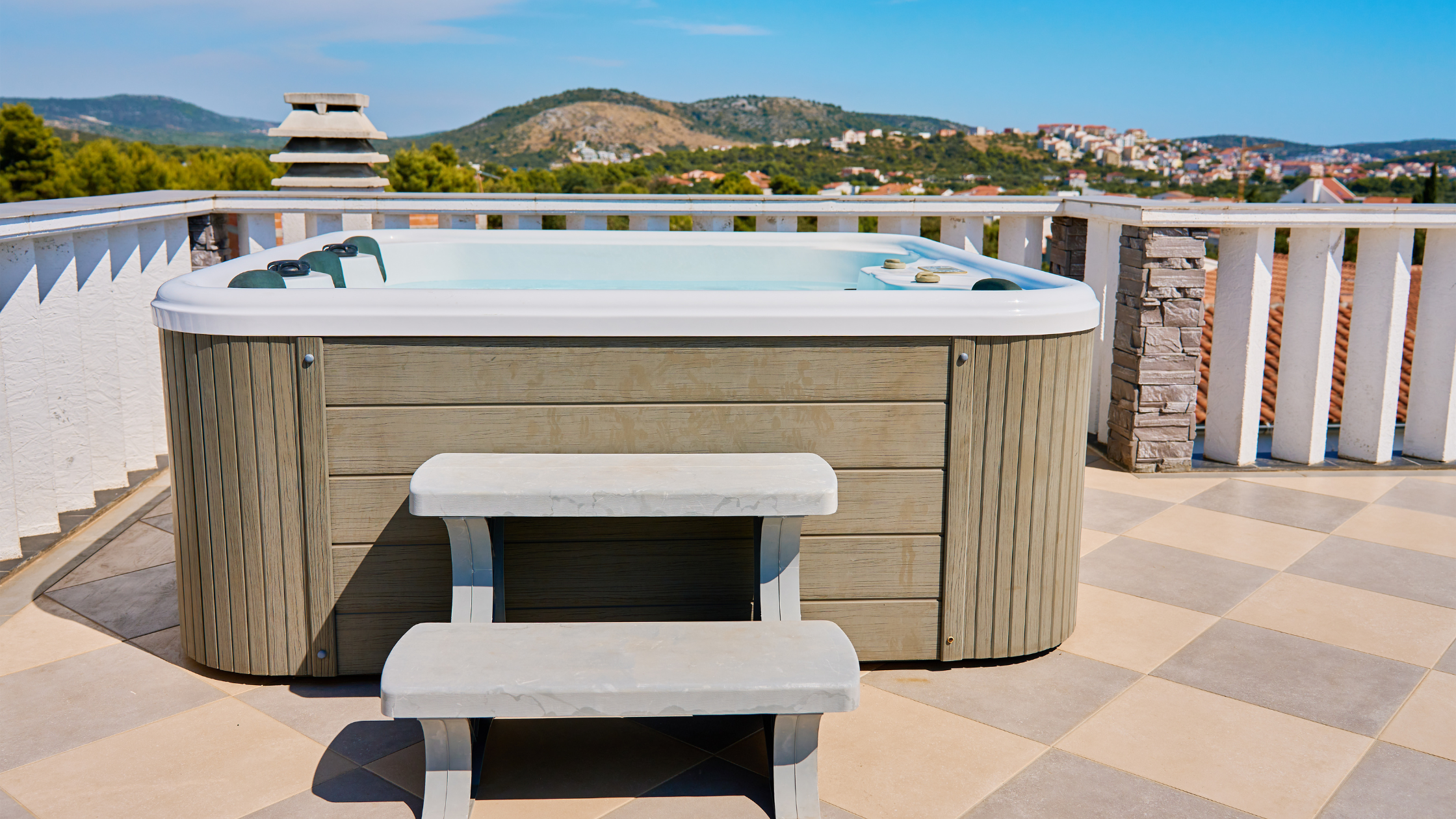 hot tub electrical installation outdoor hot tub