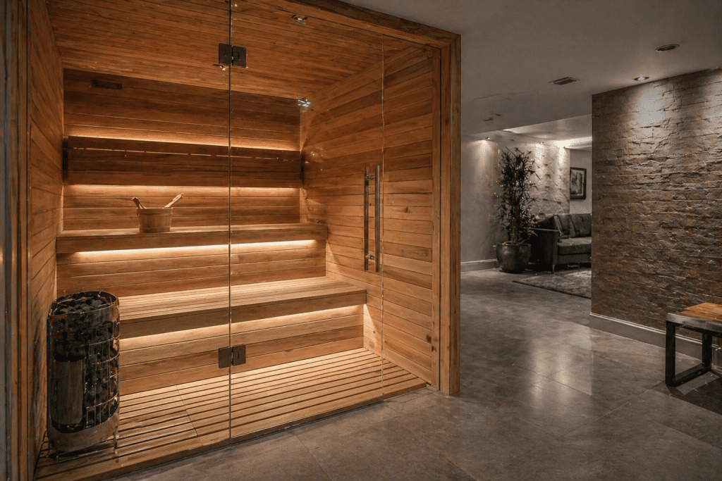 Do  indoor saunas increase home value return on investment 