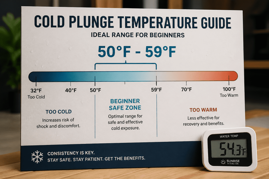 safe ice bath Temperature guide