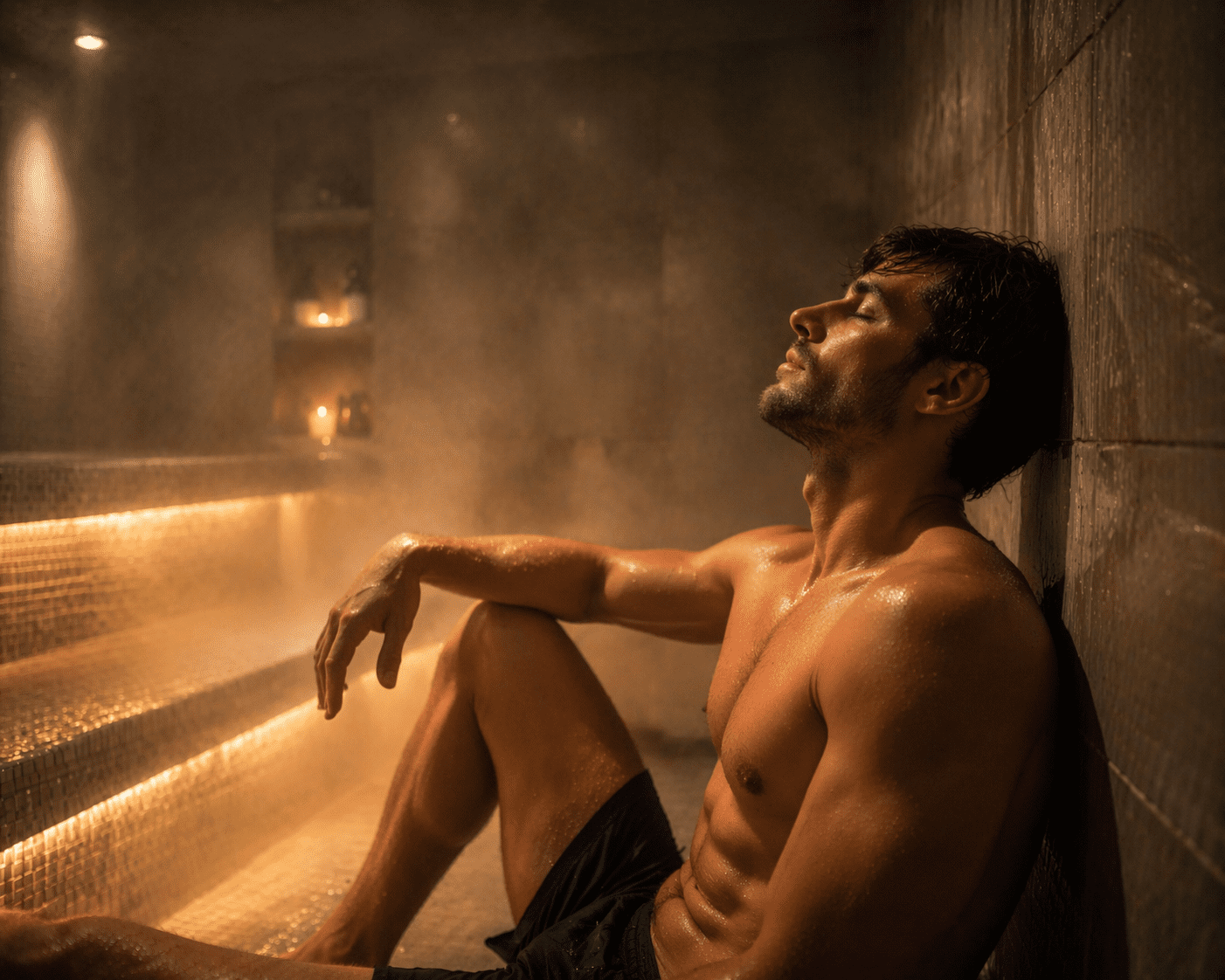 do steam rooms help muscle recovery