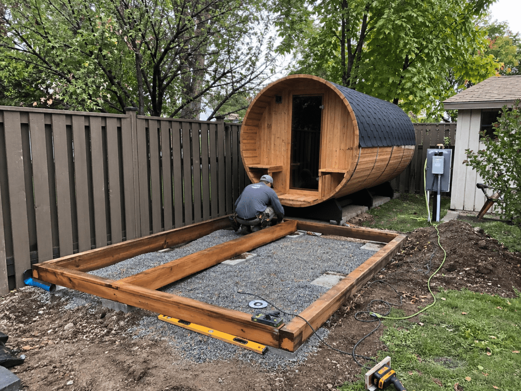 cost to install an outdoor sauna in the USA