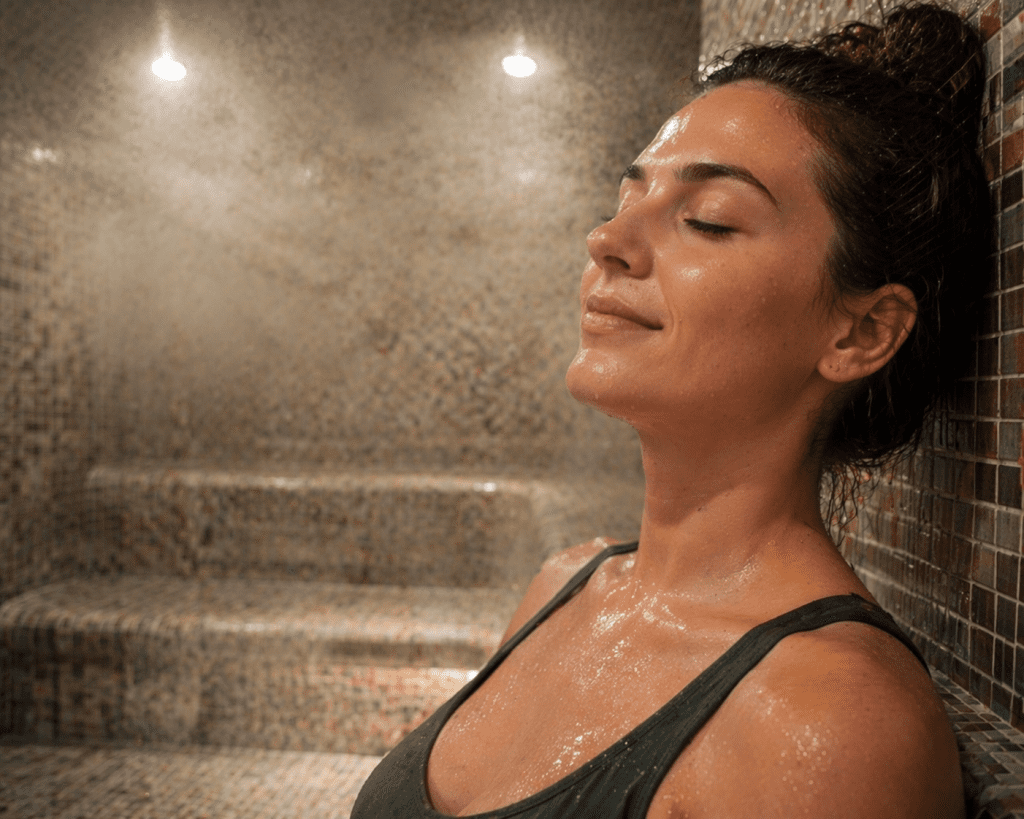  steam room health benefits circulation and skin hydration
