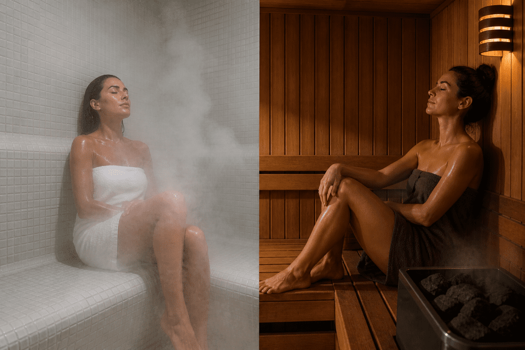  steam vs sauna detox]