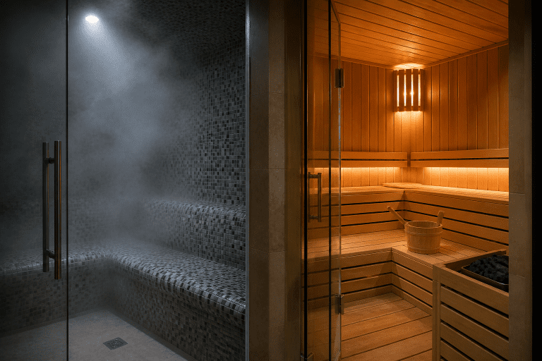 steam room vs sauna weight loss