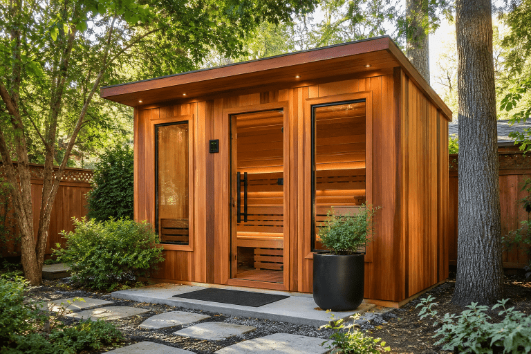 outdoor sauna maintenance