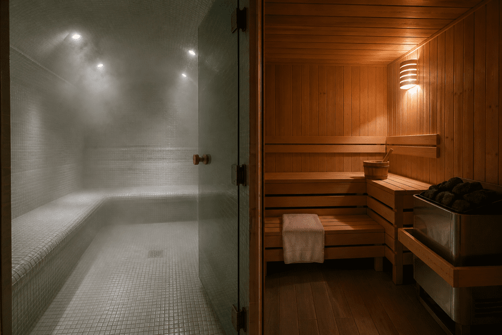 steam vs sauna