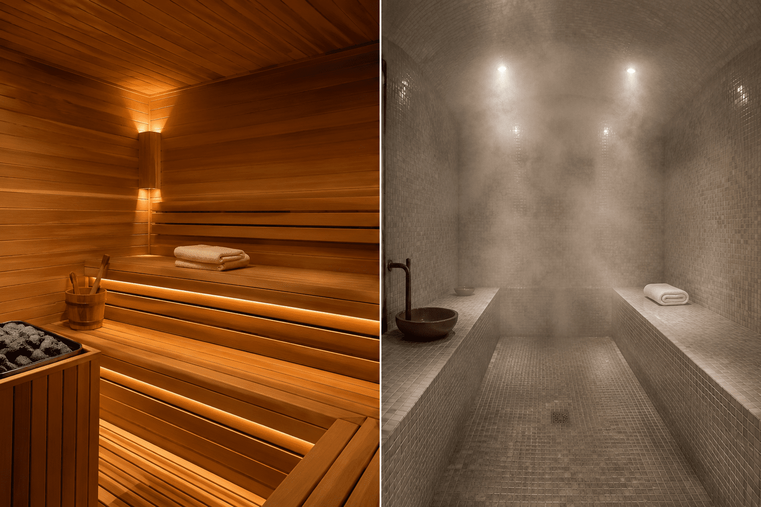 steam room vs sauna cost comparison
