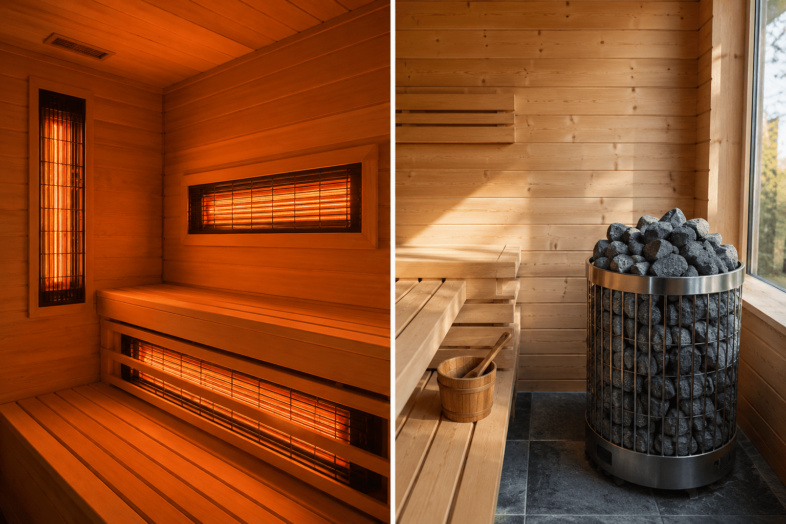 do infrared saunas get as hot as traditional saunas