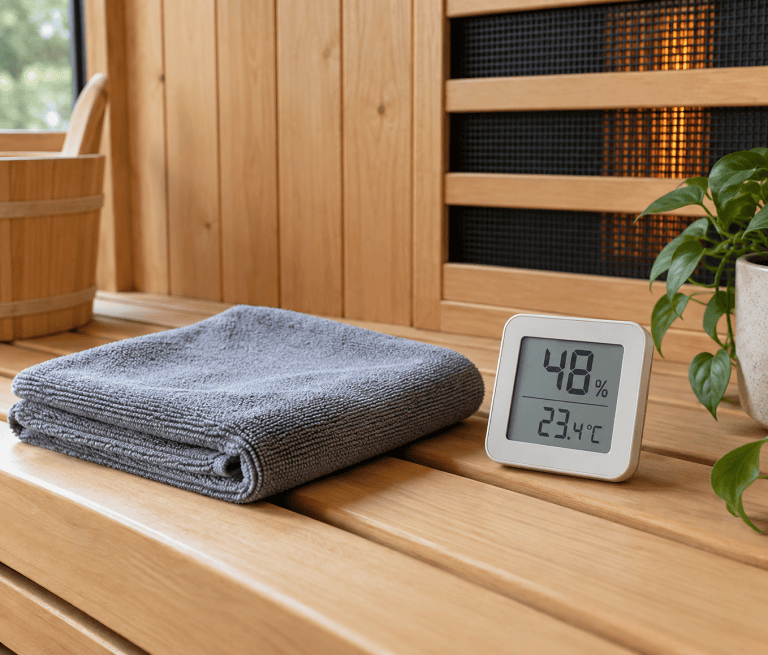 infrared panel sauna with accessories